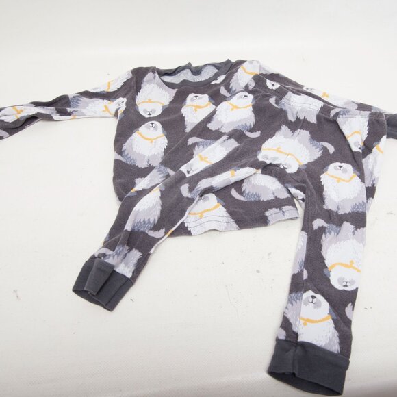 Carter's Just One You Baby Boy Pajama Set 18M – Gray Sheepdogs – 2 Piece PJs – E - Picture 2 of 2